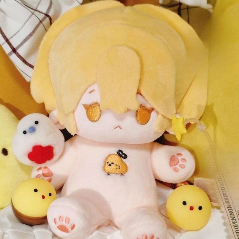 20cm Anime Game Limbus Company Sinclair Kawaii Cosplay Soft Cotton Doll Body Cartoon DIY Dress Up Clothing Toy Figures Fans Gift