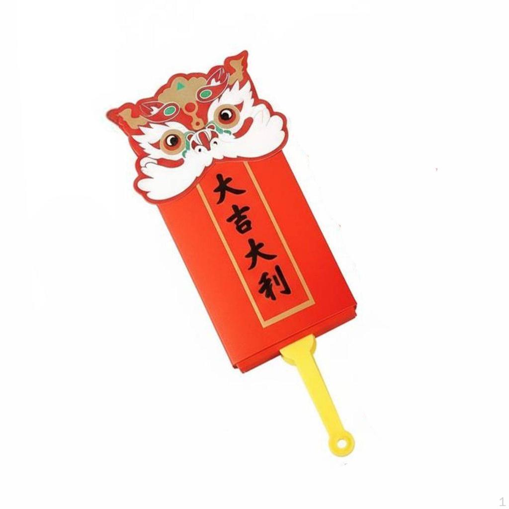 Chinese Year Fan Red Envelope, Creative Lucky Money Packet, Festive Gift, Unique Design