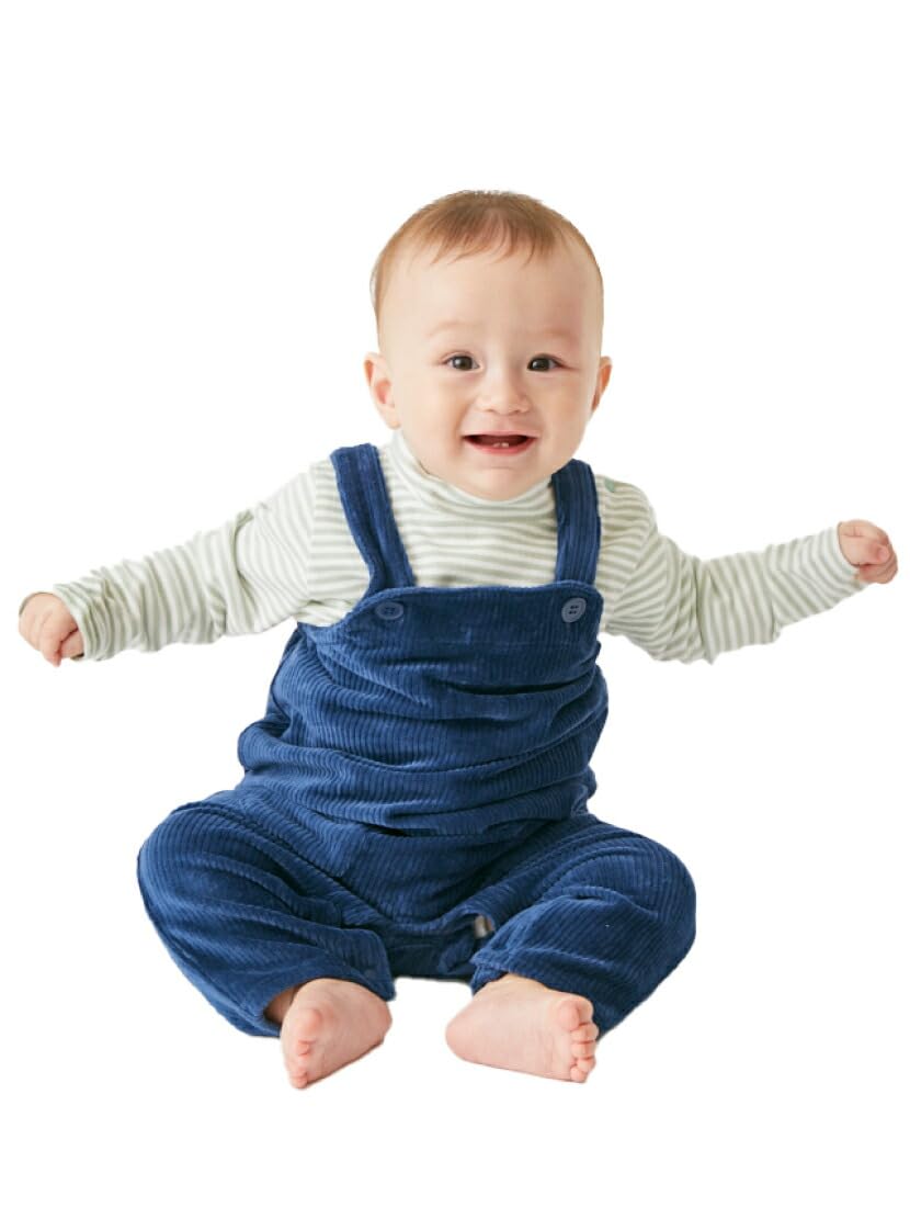 

Overalls for baby boys and size corduroy autumn winter everyday kids ever closet [ever closet] babies, clothes, girls, knitwear, 90, navy, overalls,