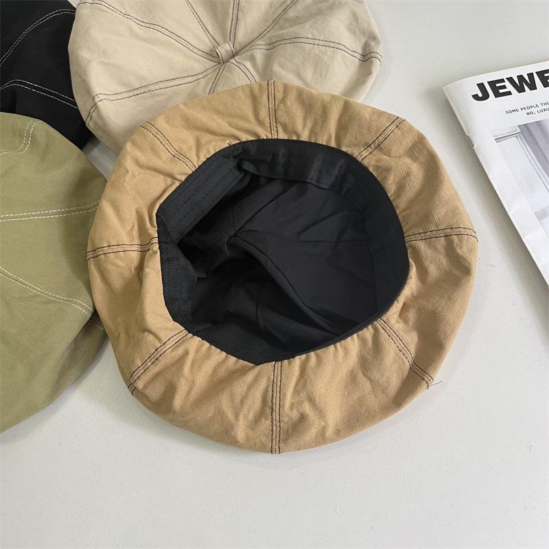 New Fashion Painter Hat Retro Cowboy Beret Female British Retro Painter Hat Trend