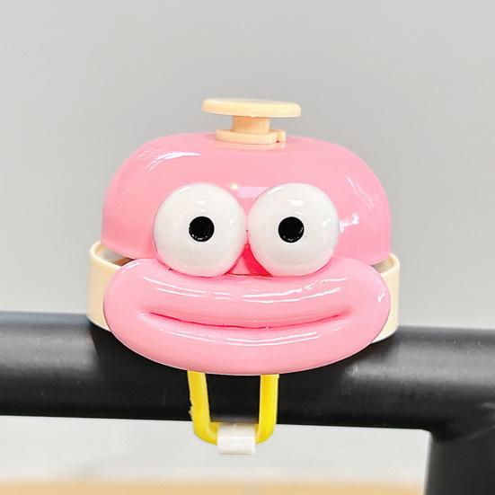 Cartoon Sausage Lip Bicycle Bell Crisp Loud Sound Lightweight Universal Children Bicycle Scooter Handlebar Alarm Bell Bike Accessories