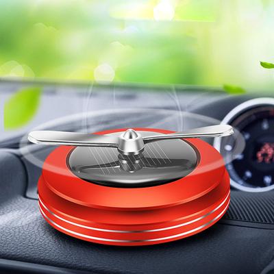 Creative Solar Propeller Rotated Car Air Freshener Perfume Aroma Diffuser Automobiles Fragrance Smell Air Purifier Ornaments