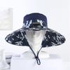 Outdoor Mountaineering Fishing Sun Hat With Large Solar Fan