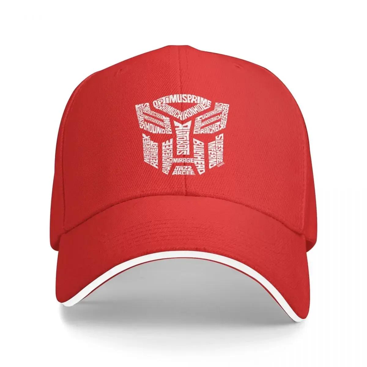 

White Transformer Autobots Film Washed Men s Baseball Cap Sunprotection Trucker Snapback Caps Dad Hat Golf Hats one size