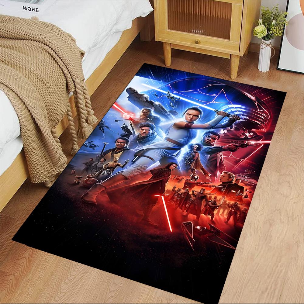 Star Wars Area Rug Suitable for Entryway Living Rooms Game Room Balcony Anti-slip Rug Office Home Decor Perfect Birthday Christmas Gift Idea