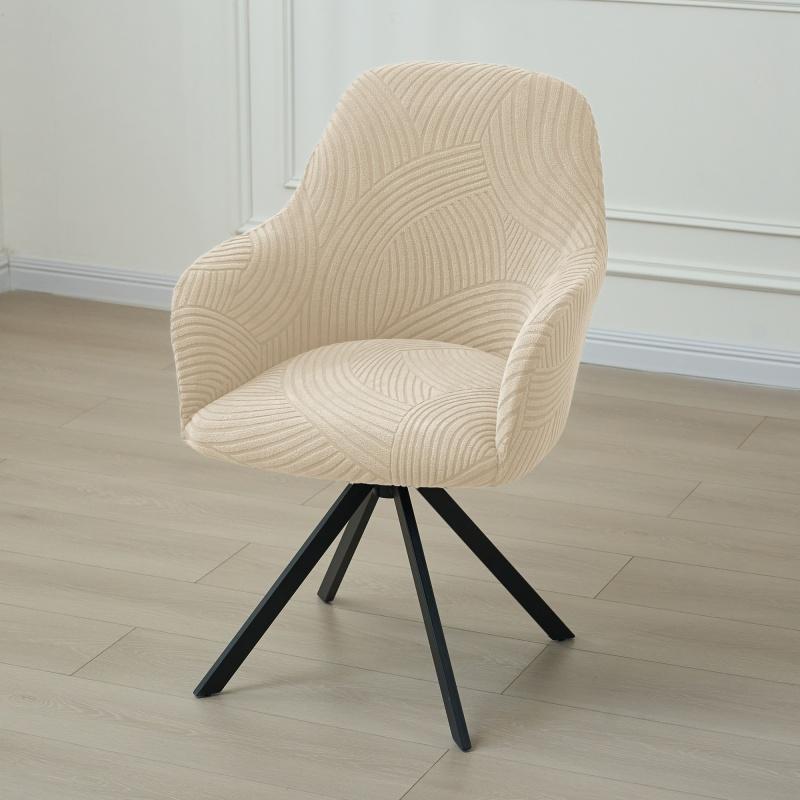1/2/4/6pcs Jacquard Dining Chair Cover Nordic Elastic Anti-dirty Home Armchair Slipcover Stretch Seat Cover Protector Home Decor