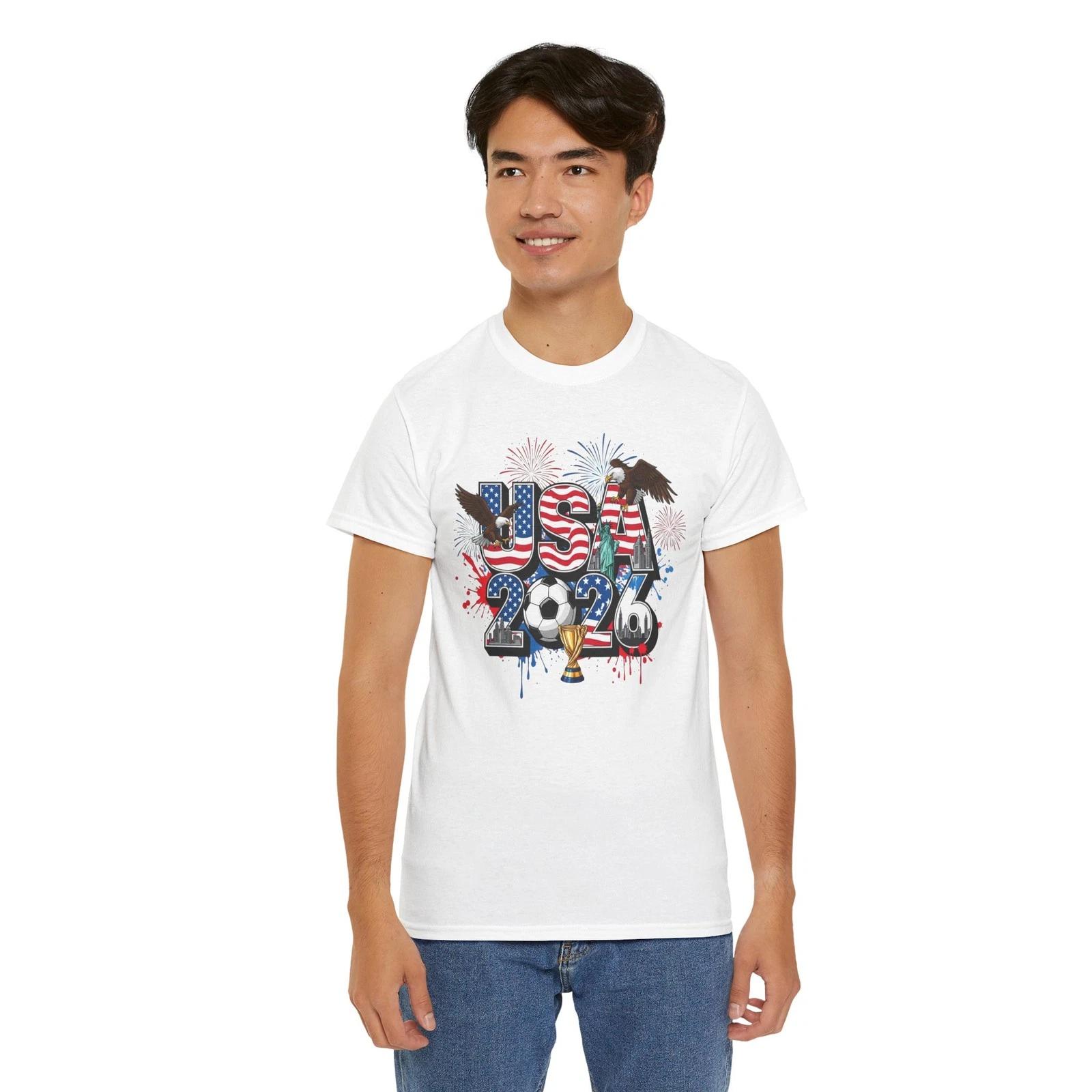 USA 2026 World Cup Trophy Soccer T-Shirt Fan 2XL