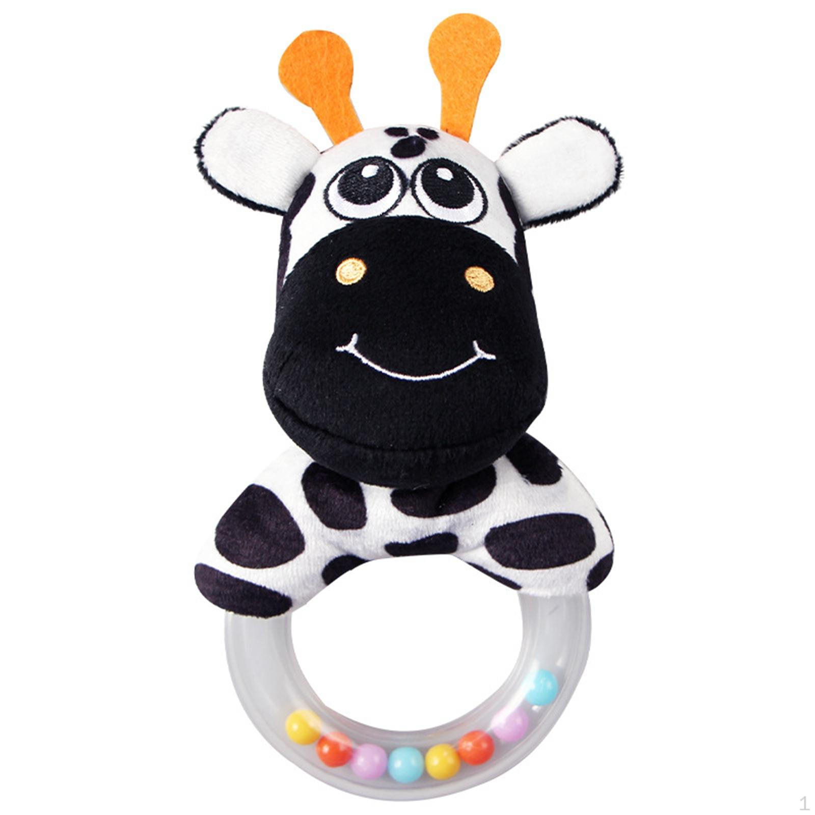 

Rattles Stuffed Animal Handbells for Newborn Gift Bell Toys Deer