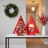 Cardboard Christmas Ornament Box Tree Advent Calendar Box, DIY Surprising Shaped Paper Hole Punch Party Favor Storage Gift Fillable Countdown