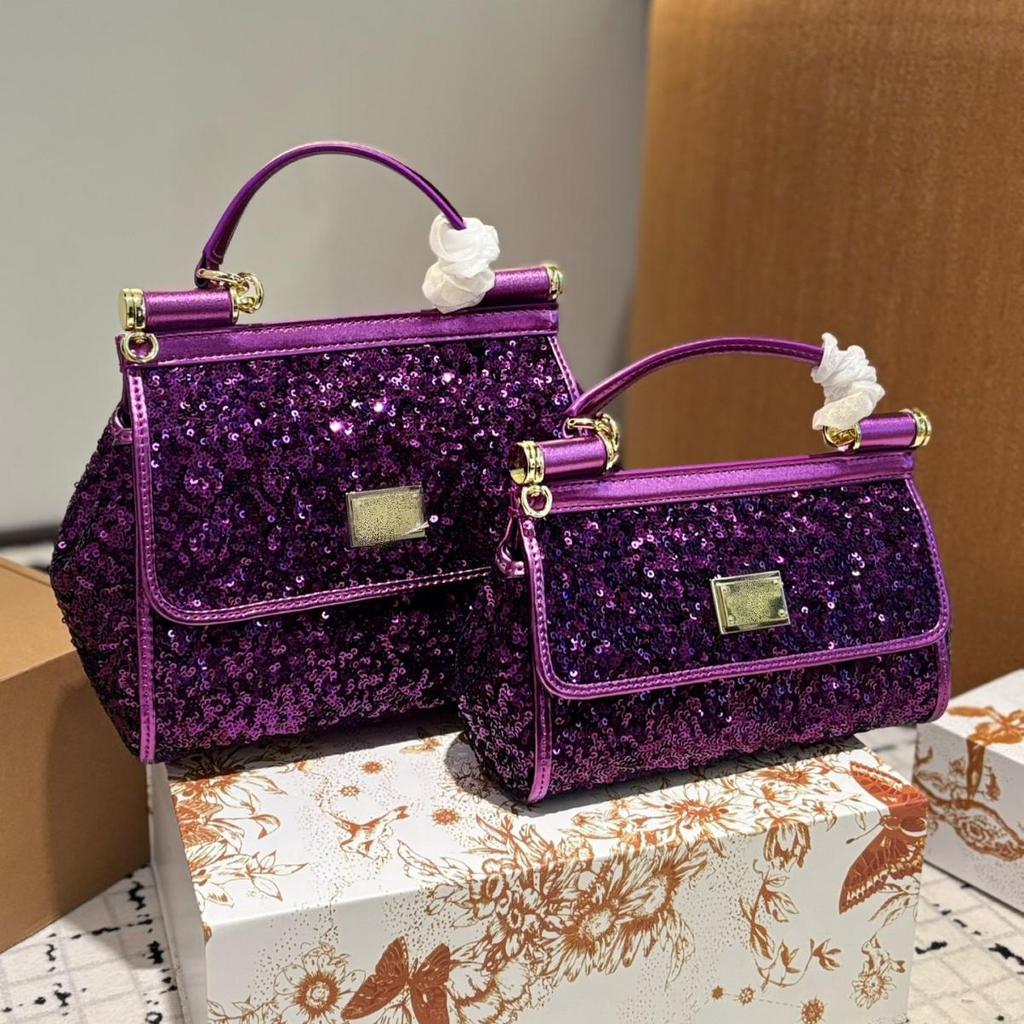 D Kleine G Pailletten High-End Dames Crossbody & Schoudertas