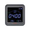 Carbon Dioxide Monitor, CO2 Controller with Temperature and Humidity Display, 4.57m NDIR Sensor Cable CO2 Sensor, Carbon Dioxide Detector for Bedside,