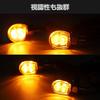 PURE SEAK LED Bike Turn Signals 2pcs 4pcs Set Small Mini Motorcycle 2W M8 Bulb Custom Modified (Black, 4pcs)