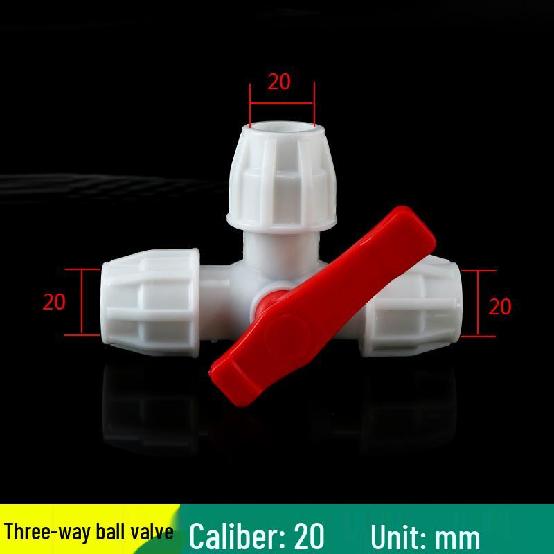 Schnellkupplungs-Dreiwege-Kugelhahn-Verschraubung: 1/2'', 3/4'', 1'' Verschraubung mit 90°-Winkel