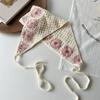 Little Daisy Headscarf Hat Multicolor Triangular Turban Scarf  for Spring Summer Outdoor