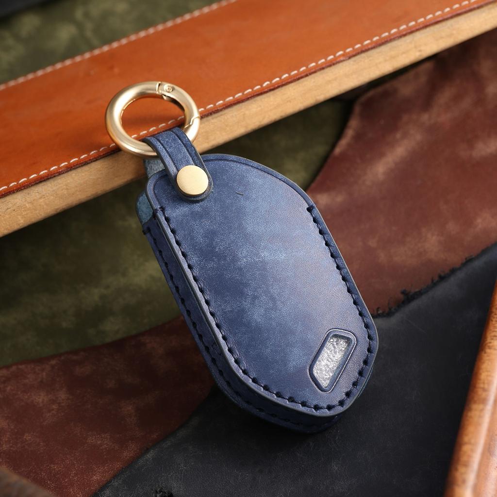 Customized key bag is suitable for the new Kia key cover, the new handmade genuine leather high-end car key protection bag.