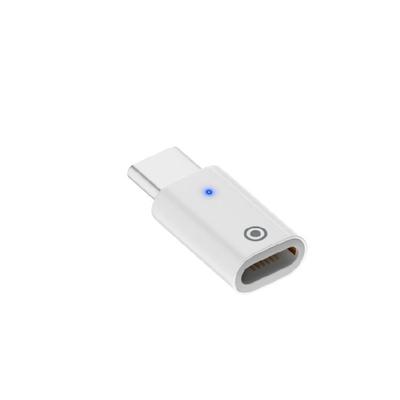 High Performances Type C/8Pin To 8Pin Female Fast Charging Adapter with LED Light for Pencil