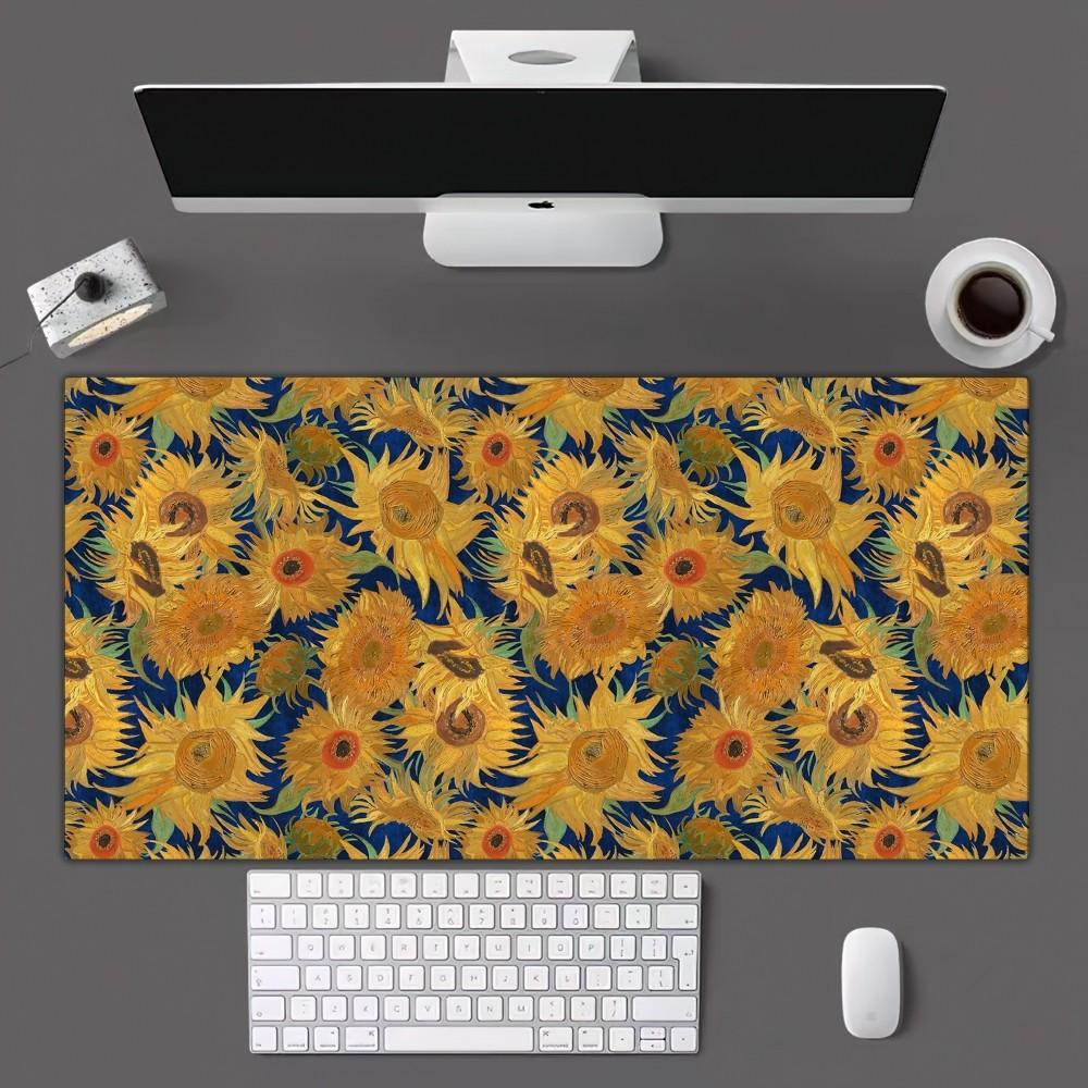 Van Gogh Art Mousepad Mousepad Gamer Mouse Pad Size For Office Long Table Mat