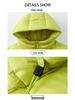 LEE Kollaboration Herren Trendy Winter Daunenjacke - Stylischer Outdoor Kälteschutz Hoodie