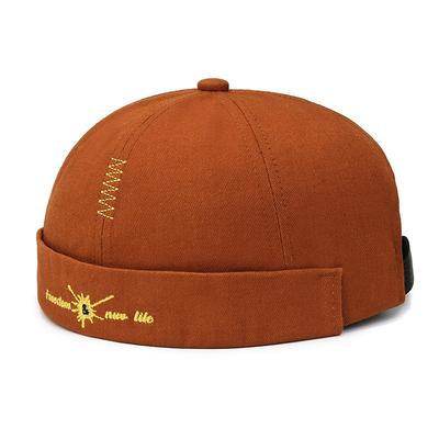 Melon Hat Children's Niche Street Dance Hat Personality Beanless Round Hat Sailor Man