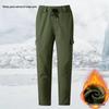 Men's Fleece-Lined Camouflage Workwear Set - Thick, Warm, Dirt & Wear-Resistant, Cold-Proof Cotton for Autumn/Winter.