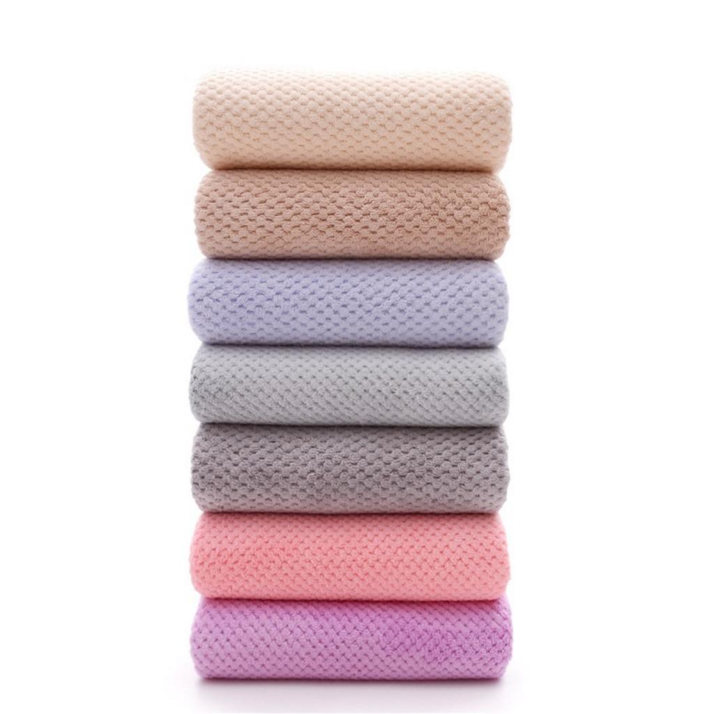 HOMZY High Quality Coral Velvet Bath Towel Soft Quick Absorbent Bath Towel Bathroom Hotel Eco-Friendly Beach Towel for Home