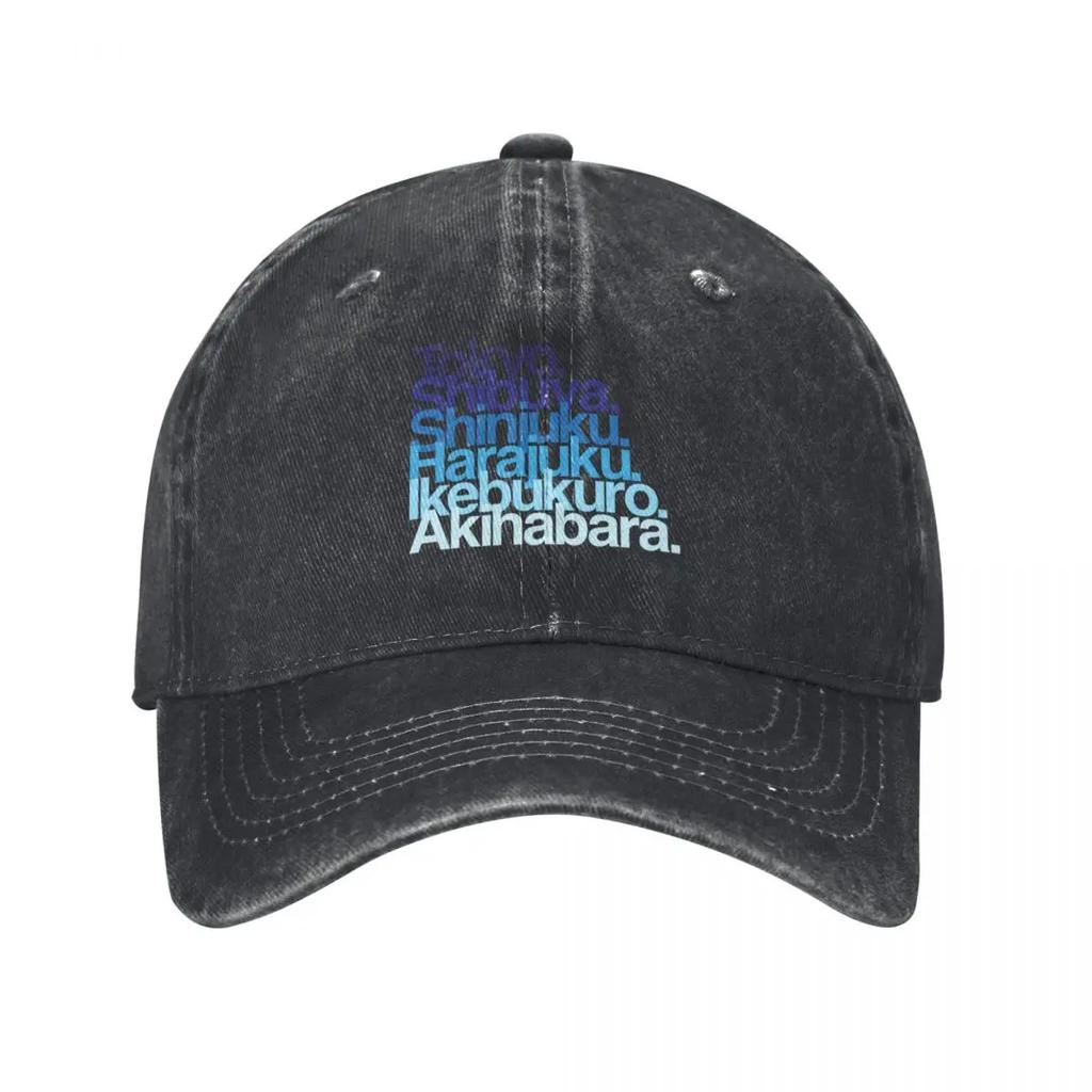 Tokyo Districts (blues) Baseball Cap Anime Hat Cosplay Wild Ball Hat Luxury Women Cap Womens Golf Clothing Unisexs