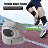 Knee Pads for Training, Adjustable Protective Knee Brace with Shock Absorption Strap for Dance, Volleyball, and Football - Gray