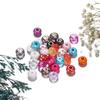 14mm Colorful Acrylic DIY Beads - Large Hole Abacus Spacer for Phone Chains, Hair Accessories, and Necklaces