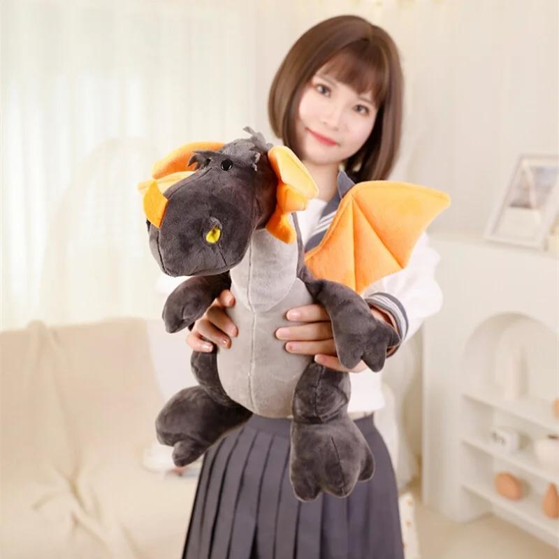 Neues Lebensechtes Dinosaurier Drachen Stofftier Spinosaurus T-Rex Dinosaurier Plüschtiere Wildtier Tolles Lustiges Geschenk für Kinder Geburtstag