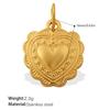 Ocean Wind Retro Diy Key Love Pendant Stainless Steel Gold-Plated Various Style Accessories