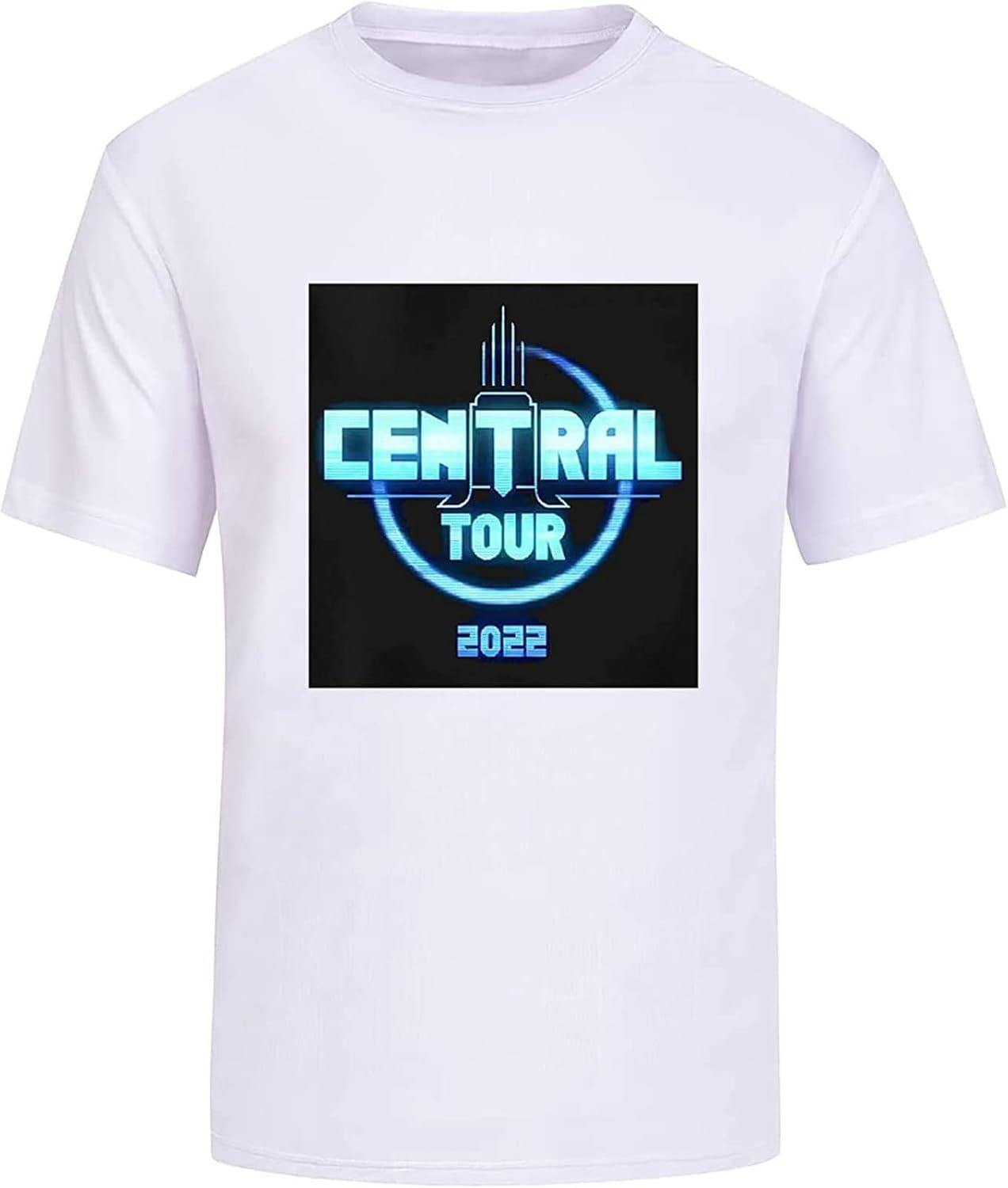 Indochine Central Tour 2022 Men s Basic Short Sleeve T-Shirt Graphic Unisex Tee 4XL белый