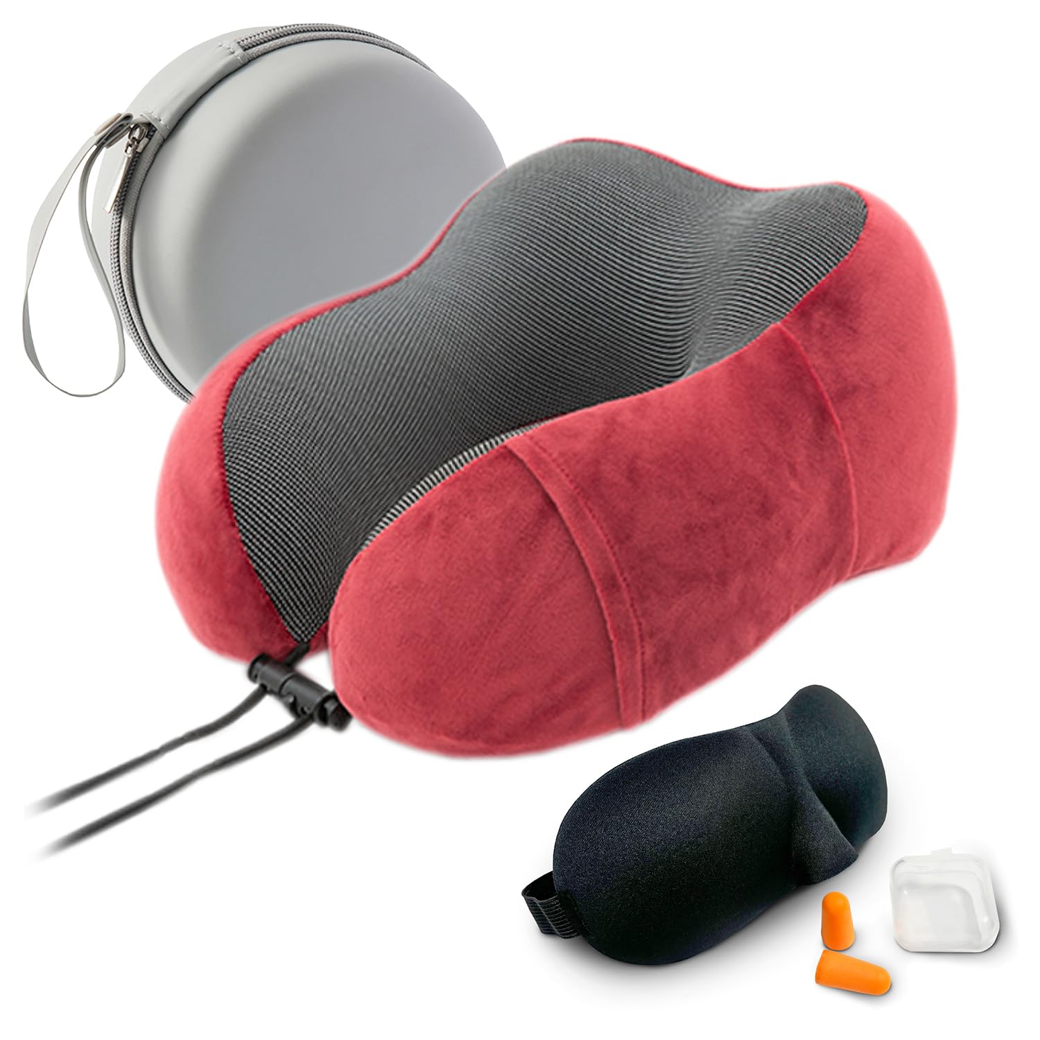 

Подушка для шеи для памяти Дорожная подушка для шеи Маска для глаз [Магазин улыбок] Самолеты, Пена, Путешествия, Женщины, Подушка, U-образная [Беруши, Набор/Чехол Стираемый] (красный)