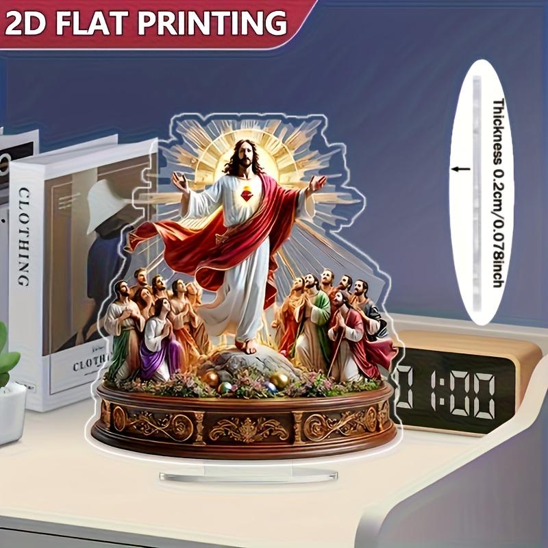 2D Flat Acrylic Elegant Bohemian Style Decoration, Indoor and Outdoor Decoration - No Battery/electricity Required, Free Day Decora