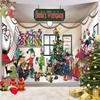 Ashou Merry Christmas Tapestry Wall Decor Hanging Room Decoration Christmas Tree Decorations Santa Claus Tapestry Home Decor