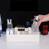 Plastic Stationery Finishing Box Multi-compartment Divided Baskets Desktop Storage Case  Makeup