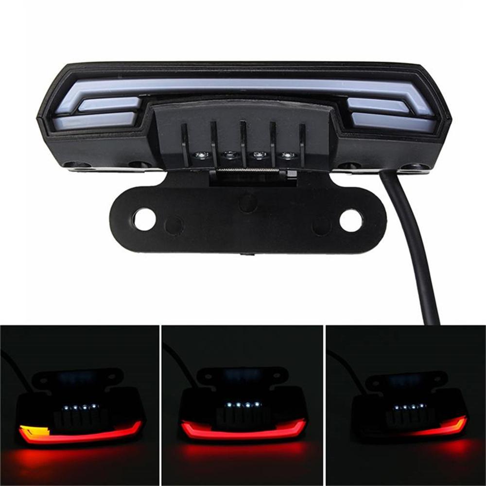 Motorcycle Light Tail Rear Brake Stop Double Flash Warning Dynamic Turn Signal