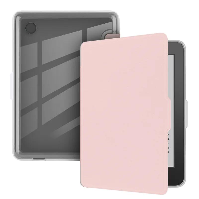 Transparent Acrylic Back Case for Kobo Clara BW/Clara Colour/Clara 2E N367 N365 N506 6 inch eReader Wake/Sleep Smart Cover Funda
