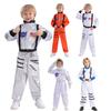 Astronaut Jumpsuit Cosplay Costume Space Suit for Boys Girls Halloween Role Play Outfits Theme Party Stage Performance