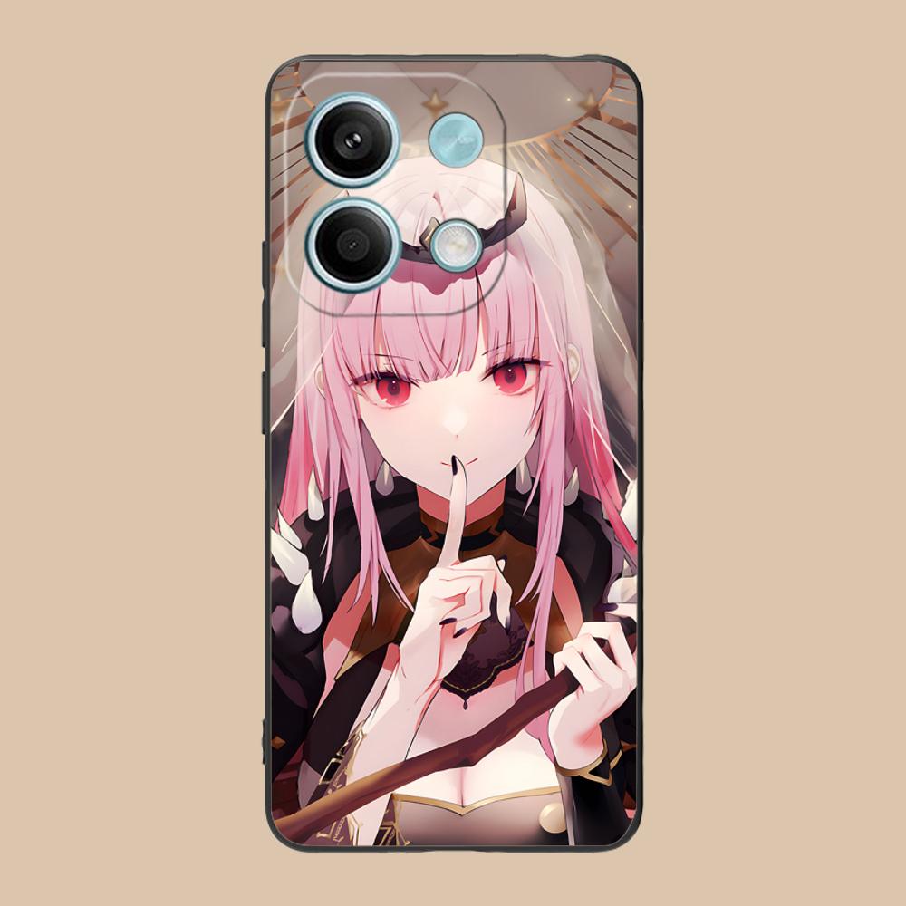 Holo Mori Calliope Matte TPU Mobile Phone Case for POCO F8 F7 F6 F5 F4 F3 F2 Pro GT C75 C71 C65 C61 C40 Pro Ultra Colorful Cover