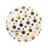 10 pezzi per 1 lotto Set di stoviglie monouso a righe blu rosa con pois Bicchieri di carta Piatti Cannucce Forchette Set monouso Decorazioni per feste di compleanno e matrimonio