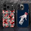 Ace of Spades Poker Phone Case For iPhone 17,16,15,14,13,12,11,Pro,XS,Max,Plus,Mini,SE4,E Black Matte Shockproof Cover