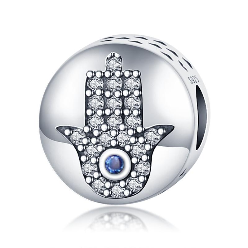 Charms Plata De Ley New Series Evil Eye Flowers Heart Charms Fit 3Mm Original Bracelet Pendant Diy Jewelry For Women