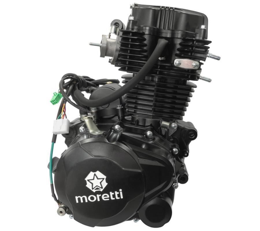 Moretti Vertikalmotor 167Fmm, 250ccm 4T, 5-Gang Manuell Schwarz