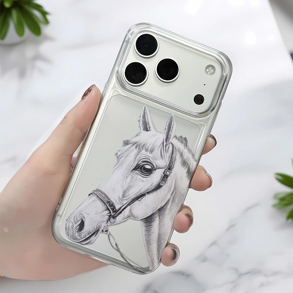 Cool Horse Phone Case For IPhone 17 17Air 16 15 14 Plus 13 12 11 Pro Max XR XS Max 7 8 Plus Cover Case Funda Bumber Coque