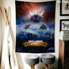 Godzilla Monsters Tapestry Background Cloth Wallmounted Background Cloth Christmas Gift Wall Decoration