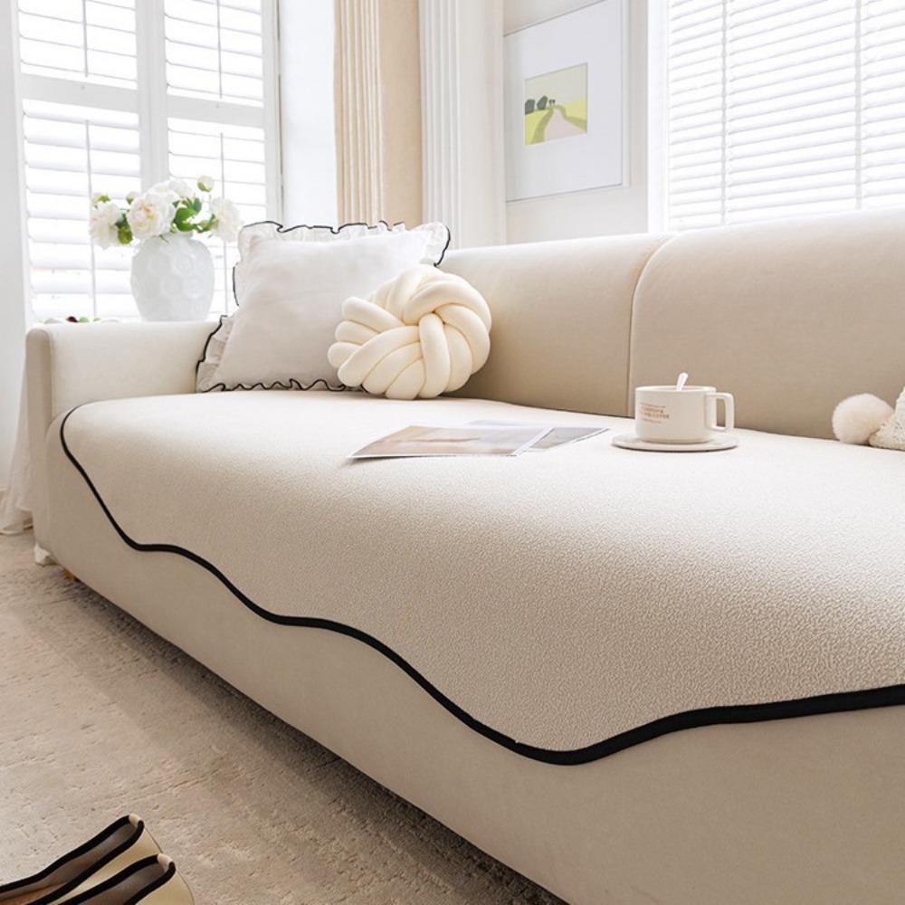 Special-shaped Sofa Cushion Waterproof Universal Straight Row Irregular Seat Cushion 2025 New Non-slip Leather Sofa Cover Cover Cloth Towel