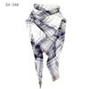 Sciarpa a scialle triangolare a quadri in finto cachemire stile europeo americano - Scaldacollo alla moda versatile per primavera, autunno, inverno