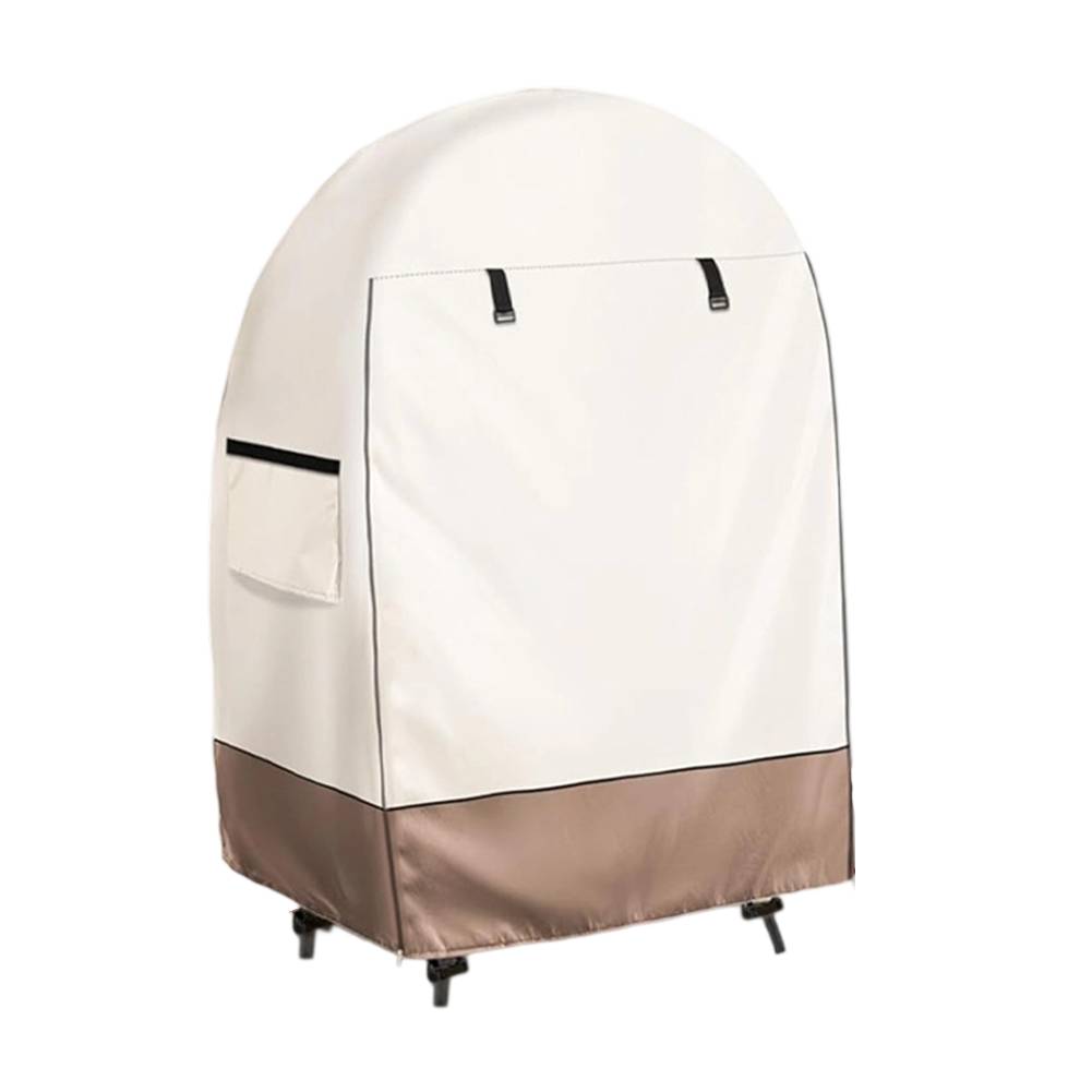 Outdoor Waterproof Egg Chair Cover with Breathable Air Vents and Secure Buckle Straps for Wicker Patio Basket Chairs