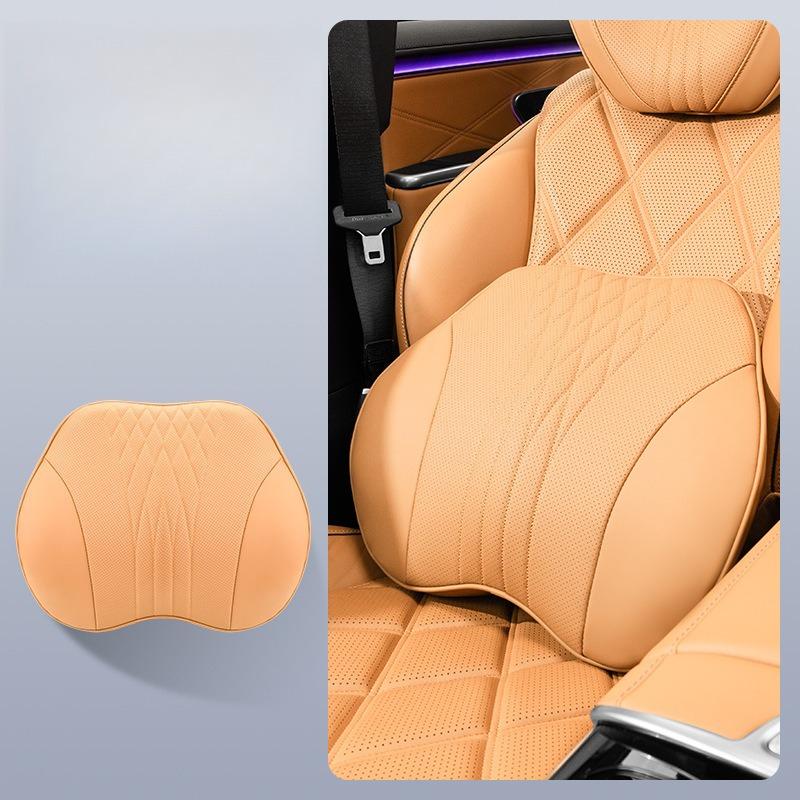 High-End Car Neck Support Headrest And Lumbar Support Cushion Automotive Interior Products for Seat Back Protection