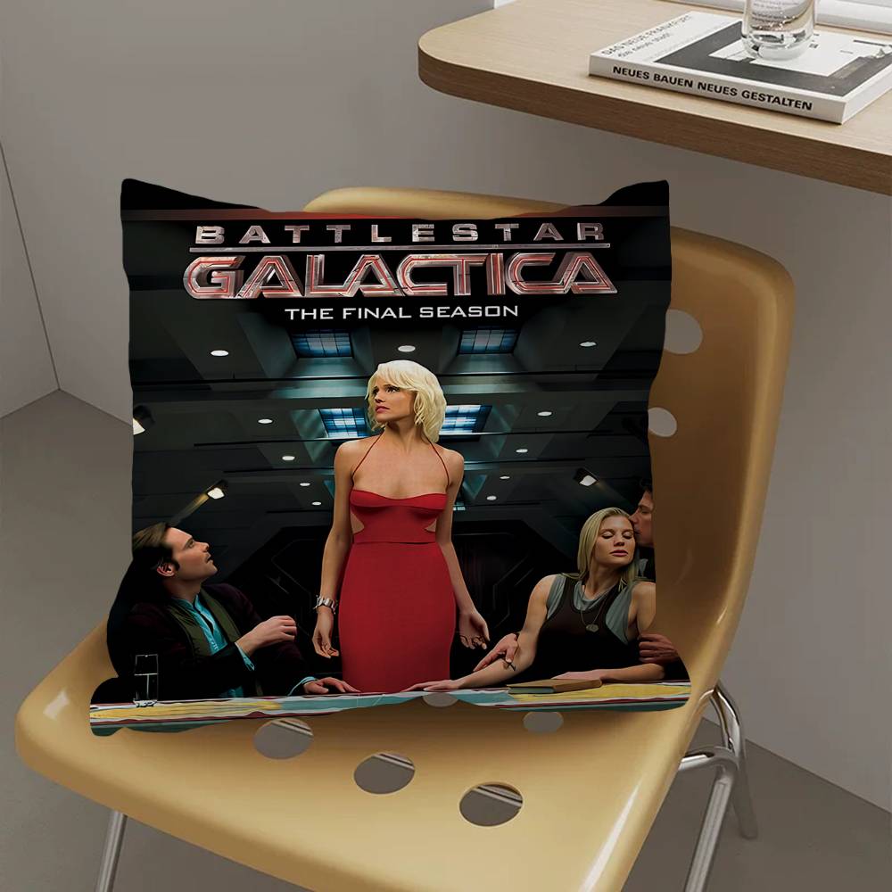 Battlestar Galactica Movie Cushion Cover Inches Farmhouse Decor Home Throw Pillow Covers for Couch Decorations